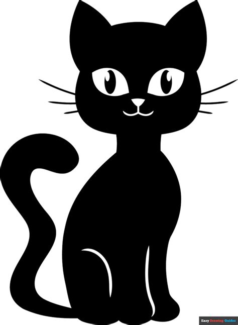 Cartoon Black Cat Clipart