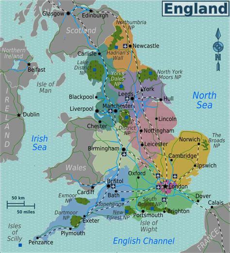 Carte Angleterre ≡ Voyage - Carte - Plan