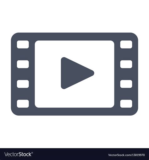 Video icon Royalty Free Vector Image - VectorStock