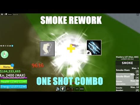 (Smoke Very OP!) | Rework Smoke One Shot Combo + Bounty Hunt | Blox ...