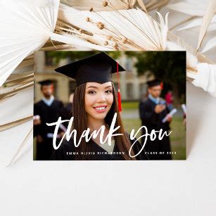 Graduation Thank You Cards Templates