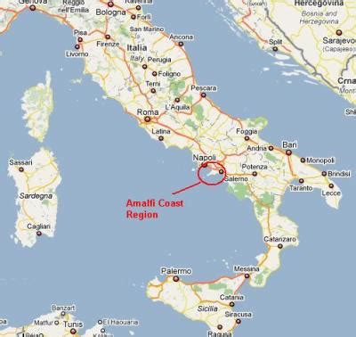 Amalfi Coast Map