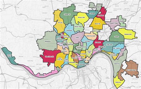 Clifton, Cincinnati - Wikipedia - Printable Cincinnati Map | Free ...