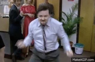 david brent dance on Make a GIF