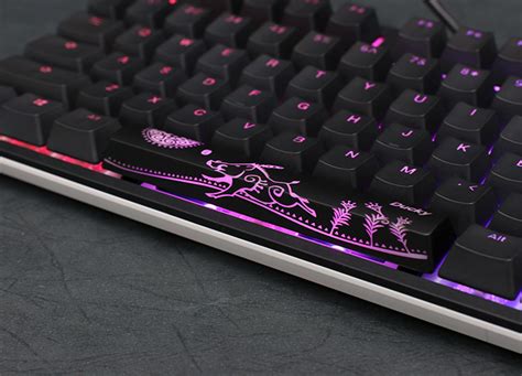 Ducky One 2 RGB TKL mechanical keyboard - RGB Backlit model with PBT Double-shot keycaps, one of ...