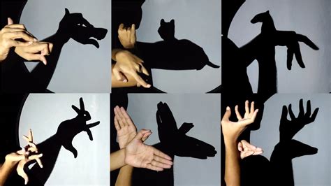 Guess The Hand Shadow Animal I Hand Shadow Puppets Show. - YouTube