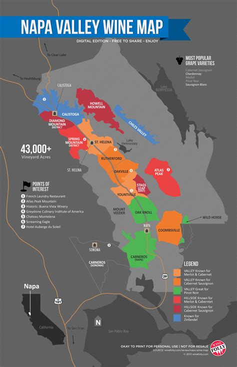 Central Coast Wine: The Varieties And Regions | Wine Folly - Map Of California Wine Appellations ...