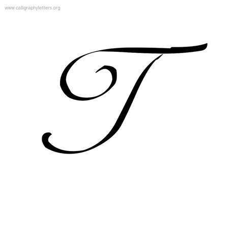 T In Cursive Alphabet – Download Printable Cursive Alphabet Free!