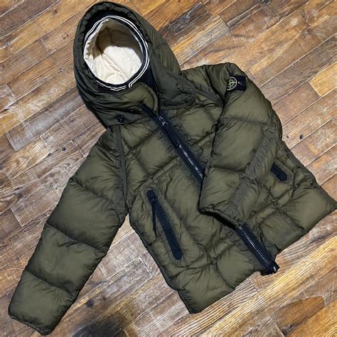 Kids Stone Island junior A/W 2006 Opaque Down Jacket... - Depop