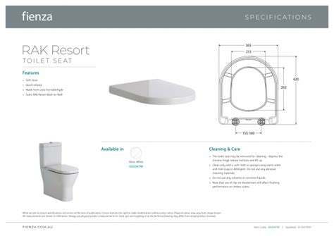 Rak Resort Toilet seat - Bathroom Products Are Us