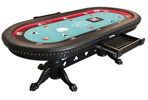 This custom poker table includes many accessory options We do offer different accessories ...