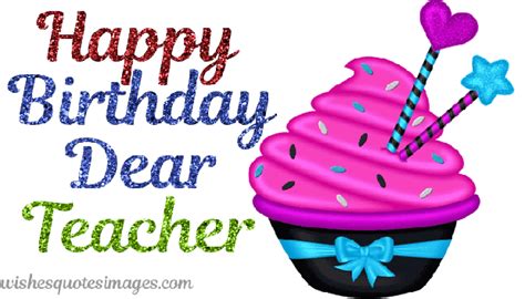 Happy Birthday Teacher GIF Images | Birthday Wishes For Teacher | Happy ...