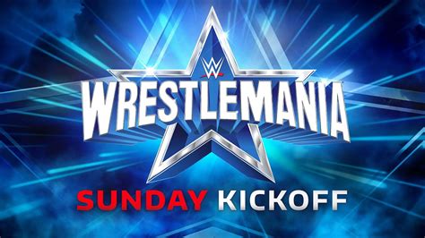 WrestleMania Sunday Kickoff: April 3, 2022 - YouTube