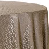 Taupe - Hiren Designer Tablecloths - Many Size Options
