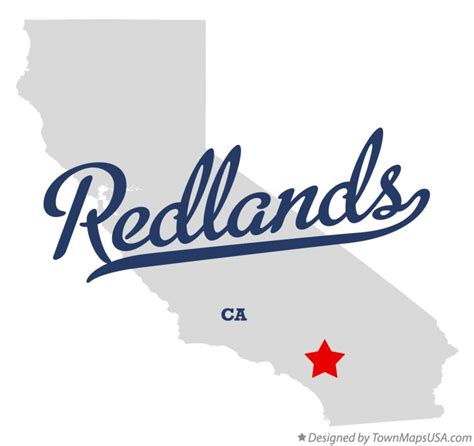 Map of Redlands, CA, California