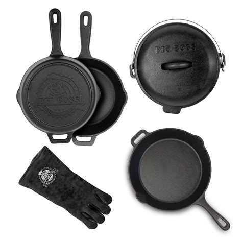 Pit Boss Pre-Seasoned Cast Iron Set - 6 Piece Starter Kit in Kosovo at € 160, Rating: 5