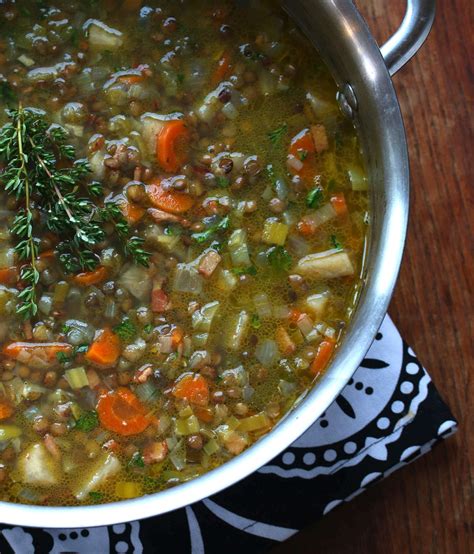 French Lentil Soup - The Daring Gourmet