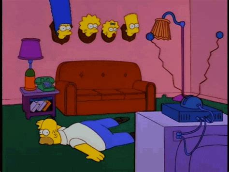 The Simpsons Couch Gag GIF - The simpsons Couch gag Hunter - Discover & Share GIFs