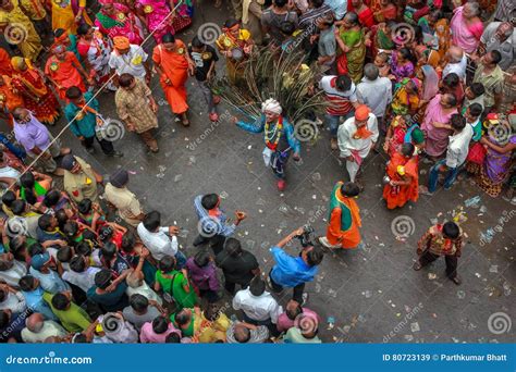 Peacock Dance In A Perahera, Sri Lanka Editorial Image | CartoonDealer ...