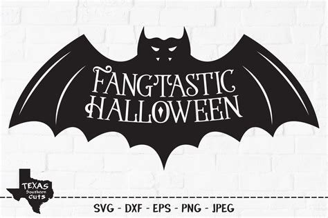 Fangtastic Halloween - Vampire Bat Graphic by texassoutherncuts ...