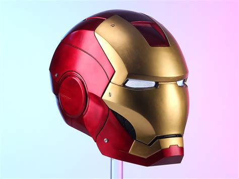 Iron Man Helmet, Metal Mark 3 Ironman Helmet, Iron Man Tony Stark Cosplay, 1/1 Scale Wearable ...