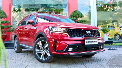 KIA Sorento 2.2D Signature 2021 Máy Dầu Màu Đỏ Giao Liền. Đưa trước 424 Triệu + Tặng BHVC - YouTube