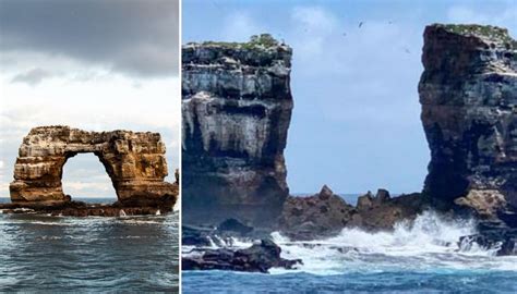 Famous Galapagos Island tourist attraction Darwin's Arch rock formation collapses | Newshub