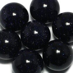 Blue Goldstone Crystal Sphere ~25mm