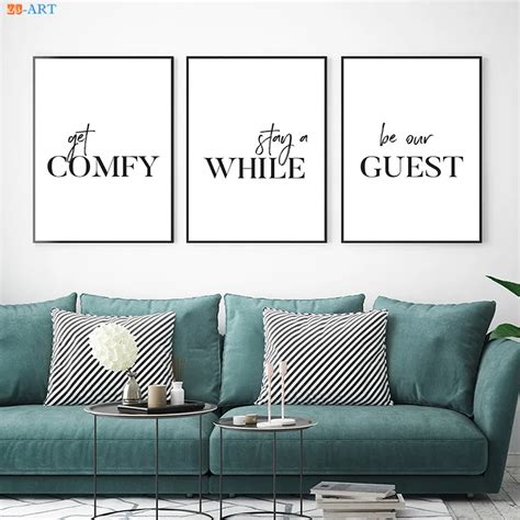 Simple Quotes Canvas Painting Minimalist Wall Art Posters and Prints Wall Pictures for Living ...