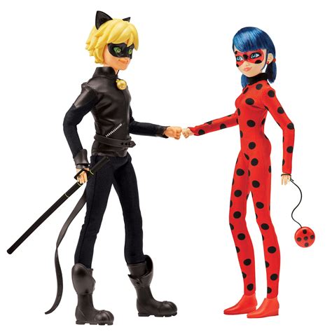 Miraculous Ladybug Mission Accomplished Ladybug & Cat Noir 2-Pack: Buy ...