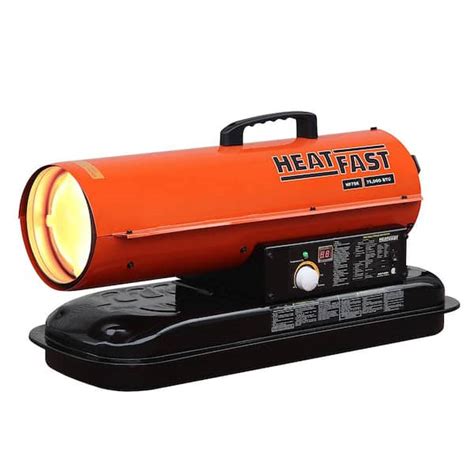 HEATFAST 75,000 BTU Forced Air Kerosene Space Heater with Thermostat ...