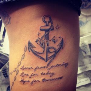 Anchor Tattoos With Quotes. QuotesGram