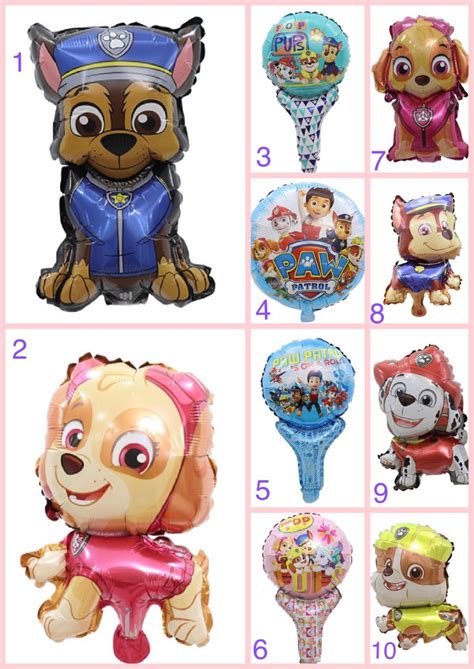 Paw Patrol Party Foil Balloons, Hobbies & Toys, Stationery & Craft ...