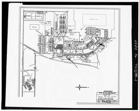 1. PHOTOGRAPHIC COPY OF MAP OF FORT BLISS DATED JUNE 15, 1934, REVISED TO JUNE 1, 1940, DRAWING ...