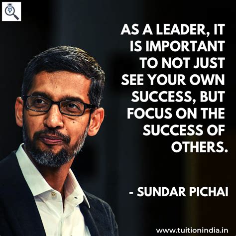 SUNDAR PICHAI (Indian-American business executive & the CEO of Google) | Work quotes ...