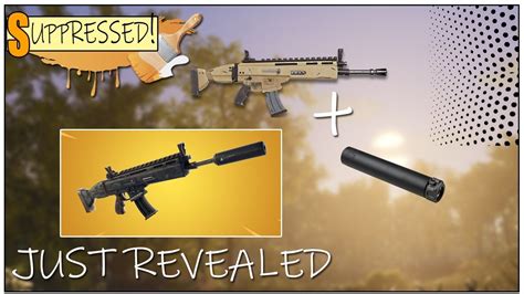 Suppressed SCAR Revealed | Fortnite New Suppressed Assault Rifle Gameplay (Coming Soon) - YouTube