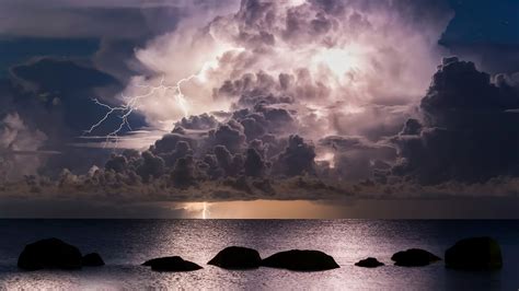 2048x1152 Storm Clouds over Ocean Wallpaper,2048x1152 Resolution HD 4k ...