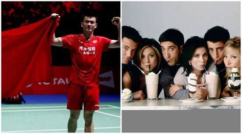 Chinese badminton players making ‘F.R.I.E.N.D.S!’ after learning ...