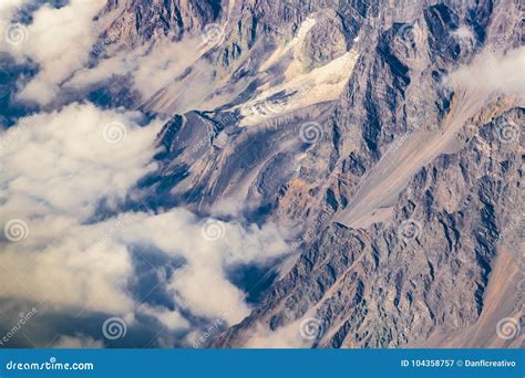 Vista Aerea Delle Montagne Delle Ande, Cile Immagine Stock - Immagine di montagne, aereo: 104358757