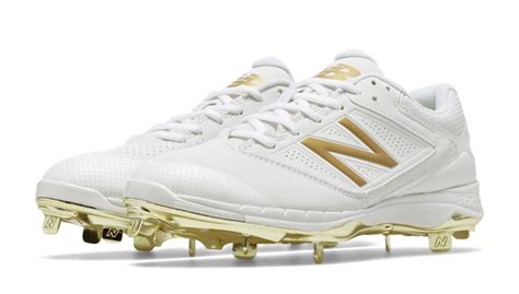 NEW BALANCE 4040v1 Gold. #newbalance #shoes # | Softball cleats, Cleats, Metal baseball cleats