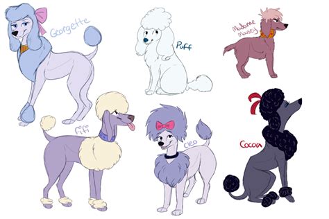 standard poodle cartoons - Clip Art Library