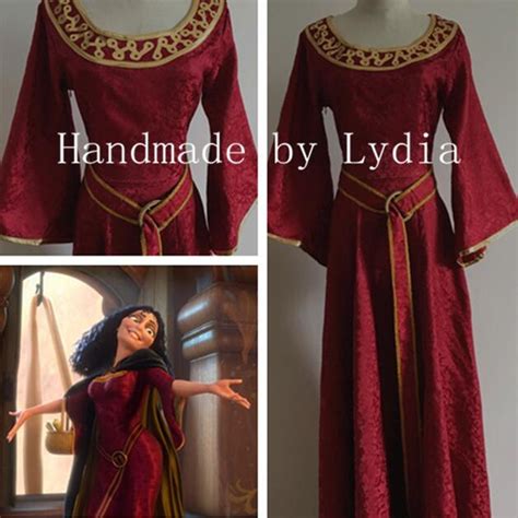 Handmade Rapunzel Mother Gothel Costume Mother Gothel Dress | Etsy