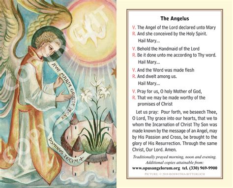 Angelus Prayer-PrayerCards_28004