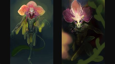 ArtStation - Flower monsters sketches - Porfolio update