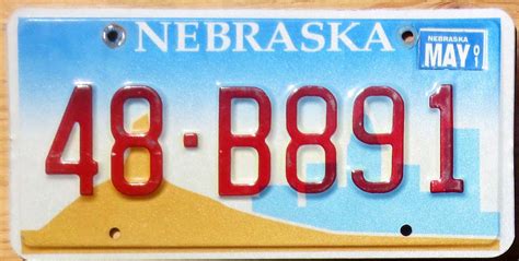 2001 Nebraska vg- | Automobile License Plate Store: Collectible License Plates for Less