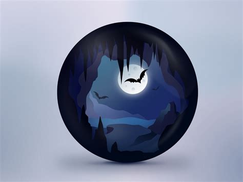 Spooky night illustration by Denitsa Dimitrova on Dribbble