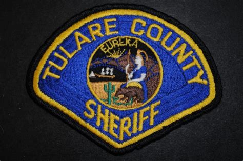 Tulare County Sheriff Patch, California (Vintage) Sheriff Badge, Police ...