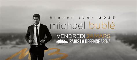 Michael Bublé live in March 2023 at Paris La Défense Arena - Sortiraparis.com