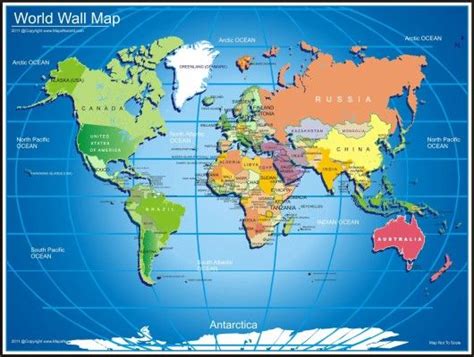 World Map High Resolution Countries