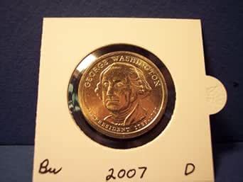 Amazon.com: 2007 George Washington Presidential $1 Coin - First President, 1789-1797 ...